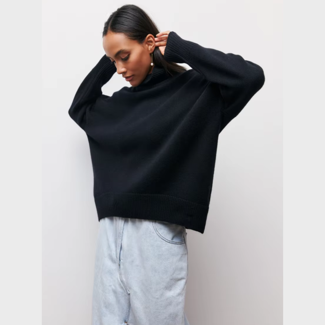 Elsen™ | Lun højhalset sweater