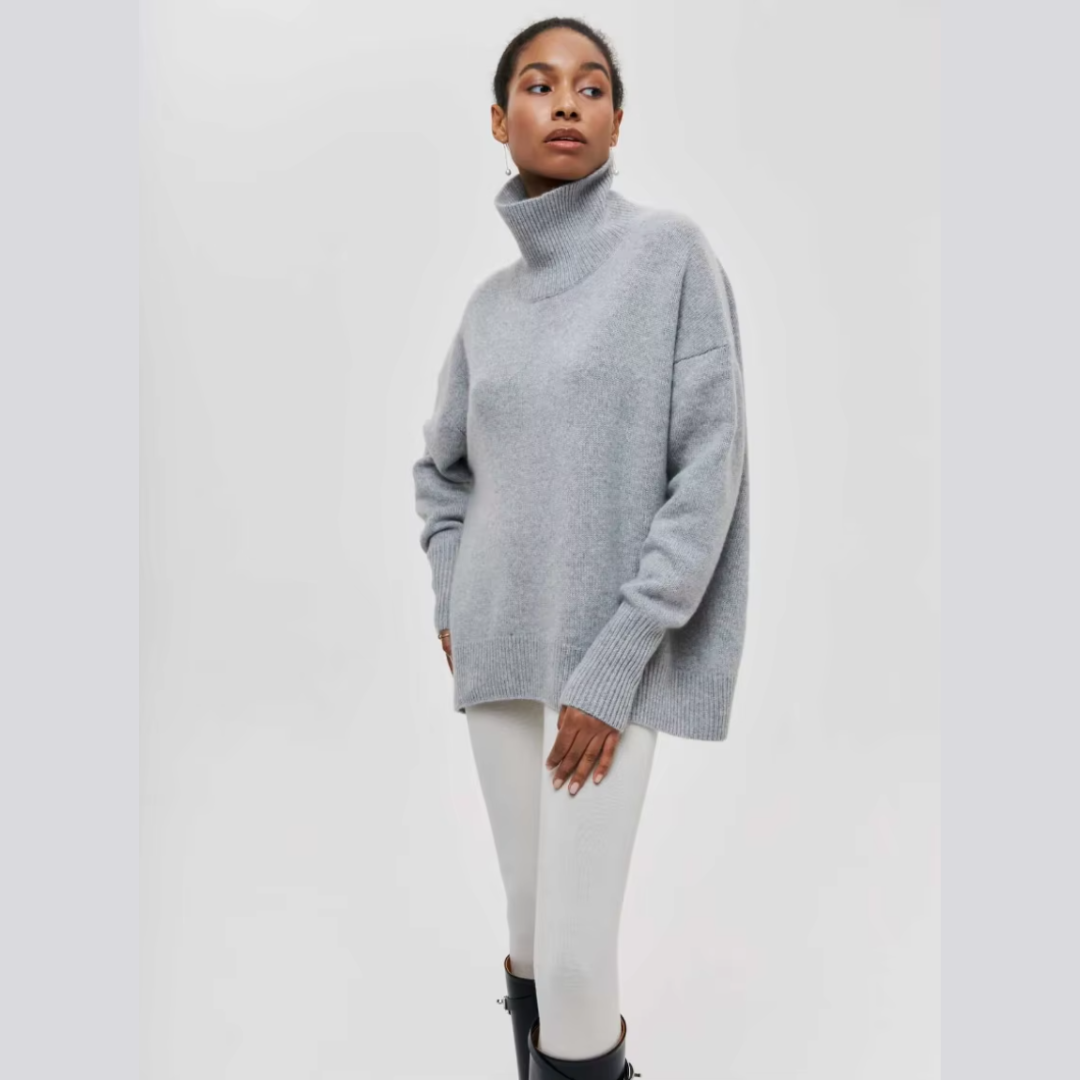 Elsen™ | Lun højhalset sweater