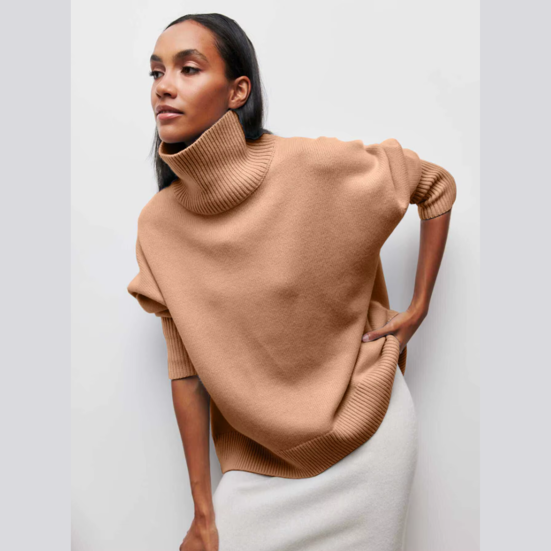 Elsen™ | Lun højhalset sweater
