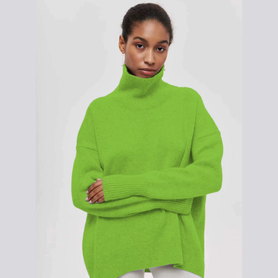 Elsen™ | Lun højhalset sweater
