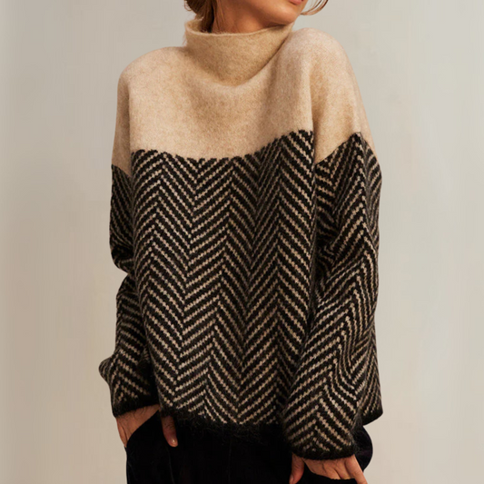 Elsen™ | Bomulds-rullekravesweater