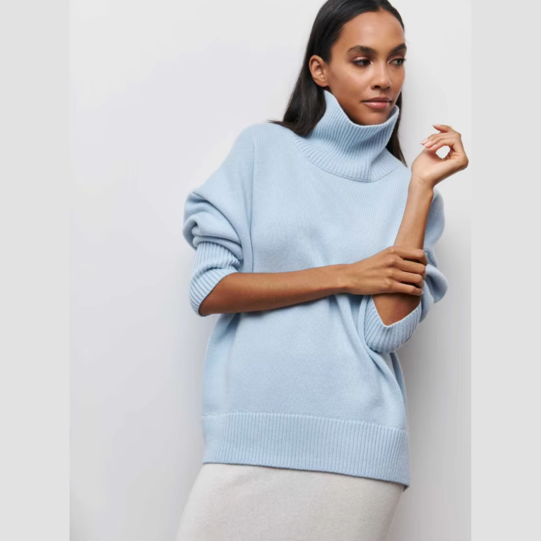 Elsen™ | Lun højhalset sweater