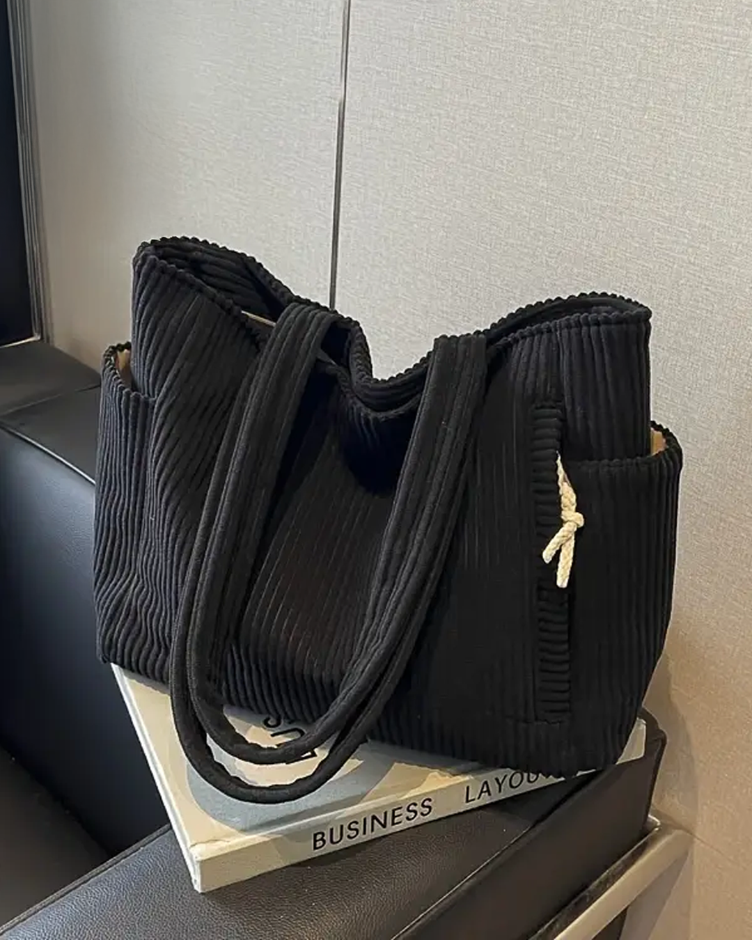 Elsen™ | Stilfuld Casual Skuldertaske med Snordetalje
