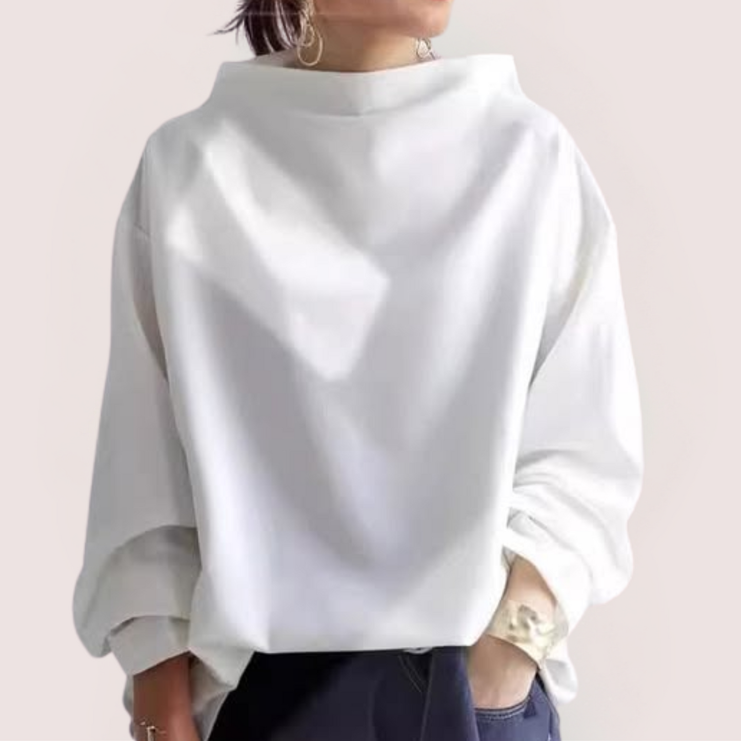 Elsen™ | Chic Trøje med Høj Krave