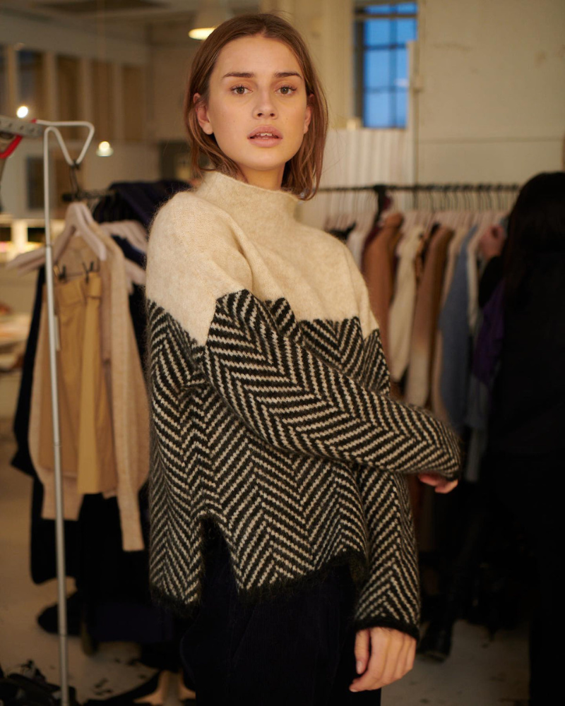 Elsen™ | Bomulds-rullekravesweater