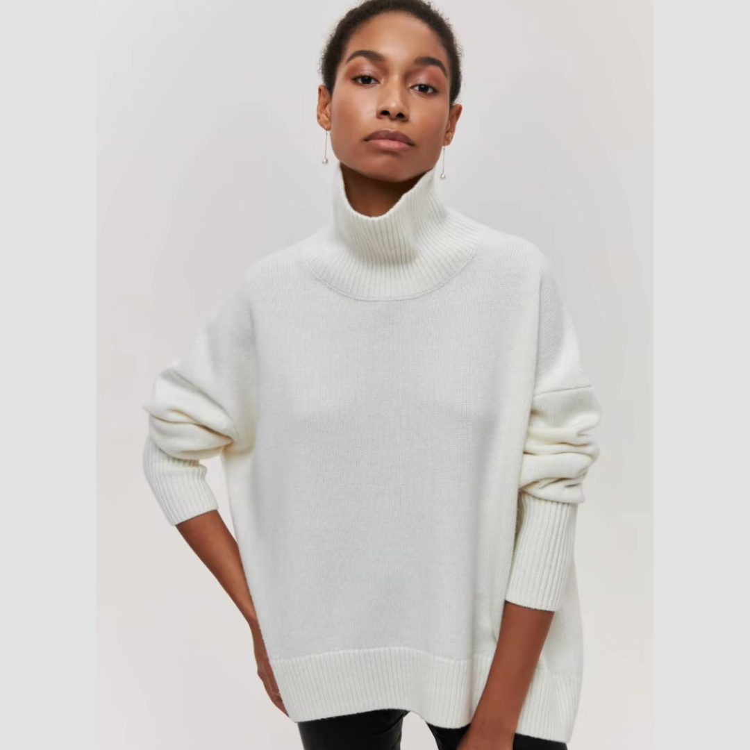 Elsen™ | Lun højhalset sweater