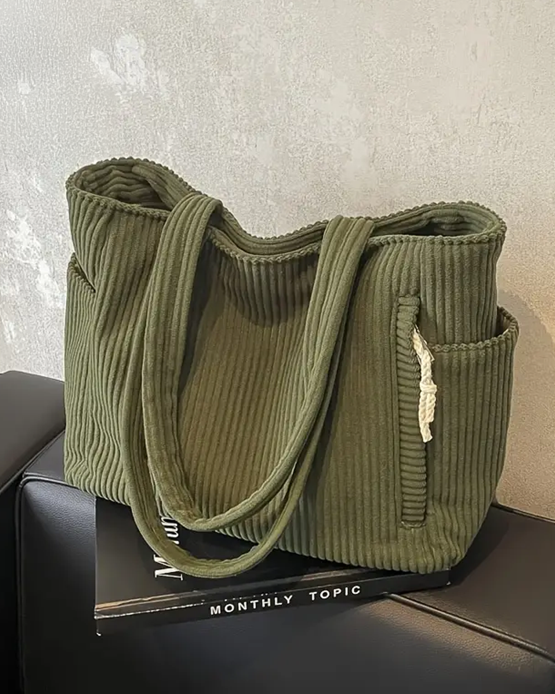 Elsen™ | Stilfuld Casual Skuldertaske med Snordetalje