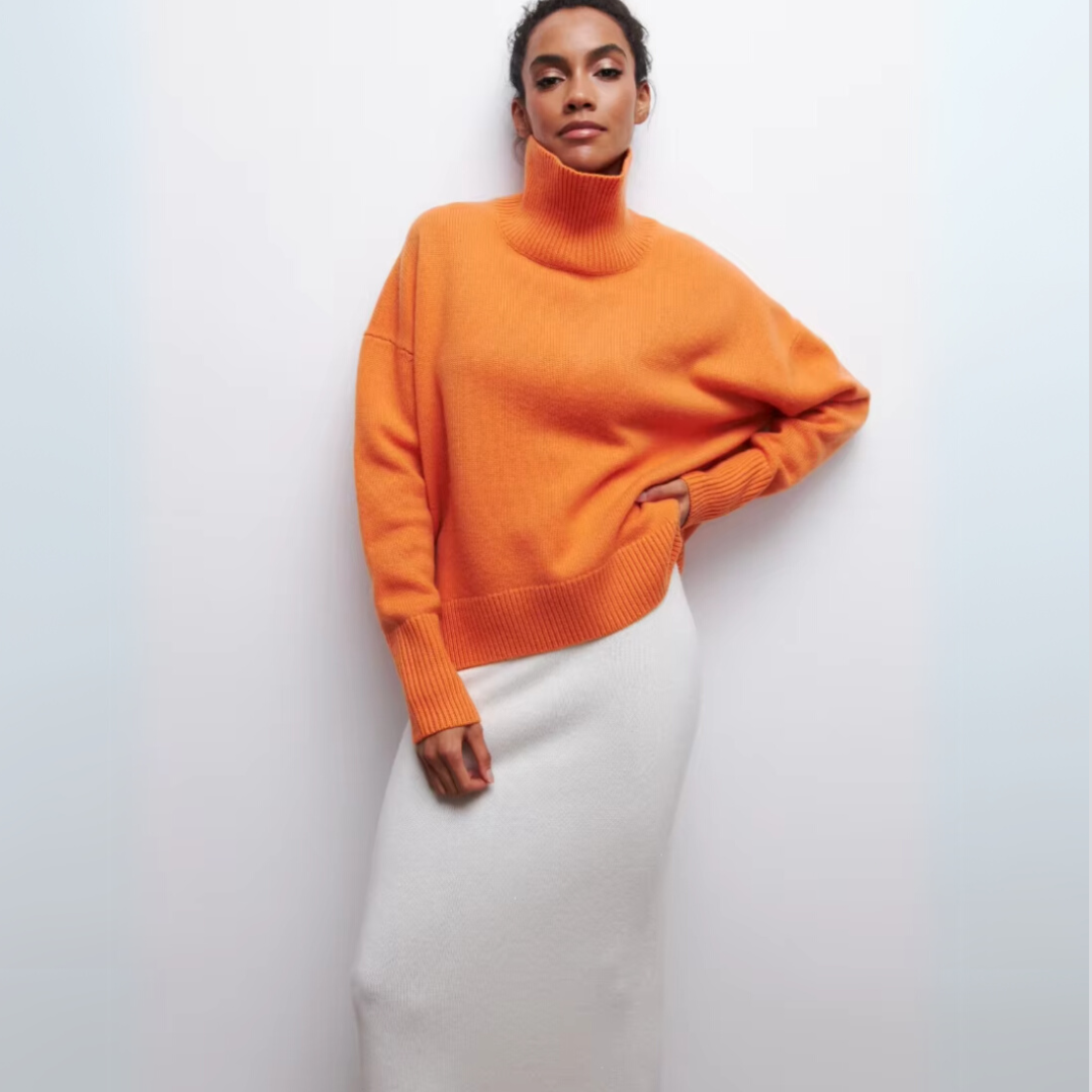 Elsen™ | Lun højhalset sweater