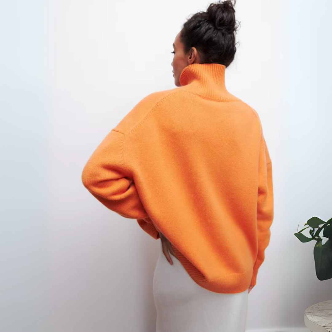 Elsen™ | Lun højhalset sweater