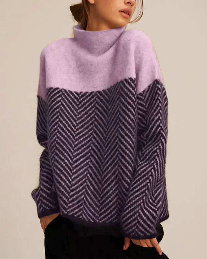 Elsen™ | Bomulds-rullekravesweater