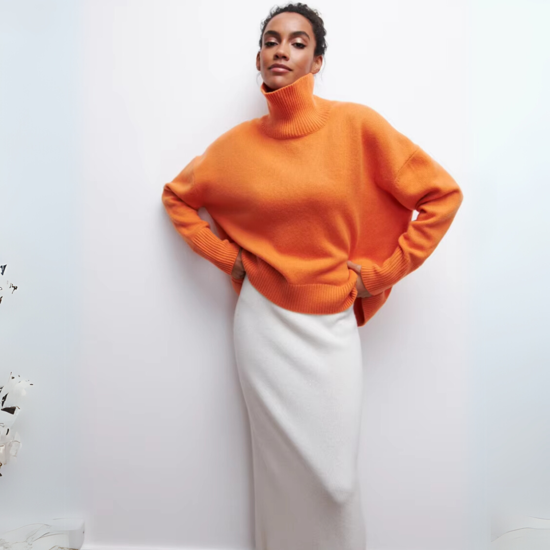 Elsen™ | Lun højhalset sweater