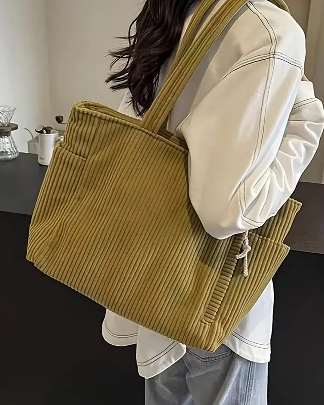 Elsen™ | Stilfuld Casual Skuldertaske med Snordetalje