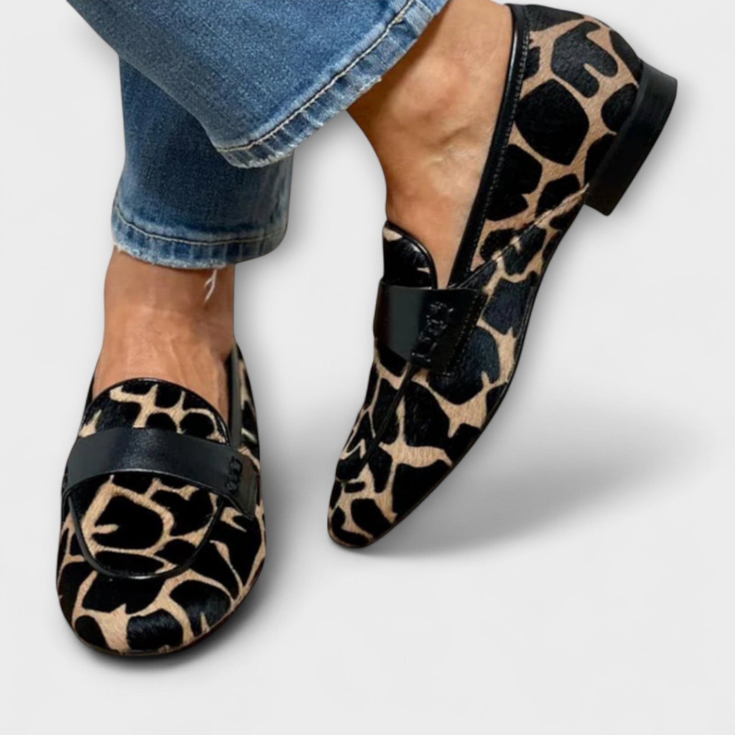 Elsen™ | Orthopedic Leopard Moccasin